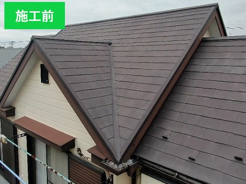 屋根塗装ビフォー