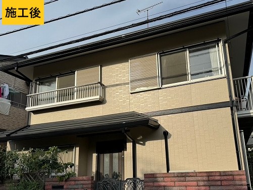 　外壁塗装工事　K様邸の施工事例